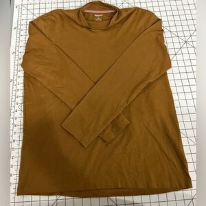 NWOT Bonobos Men’s Small Brown Mock Turtleneck